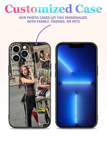 1 szt. Spersonalizowane zdjęcie pełne pokrycie + 3 osobiste zdjęcia włożone Dopamina Spersonalizowane w pełni silikonowe etui ochronne na telefon odporne na zarysowania i wstrząsy, kompatybilne z 13/11/17/16/14/15/15pro/15 Plus/15 Promax/7plus/8plus/X/Xs Max/Xr/11pro/12pro/13pro/14pro/12mini/13mini/11promax/12promax/13promax/14promax/14plus/17pro/17Air/6/6s Plus/7/8/16Pro/16plus/16promax/SE2/17promax i kompatybilne z Samsung Galaxy/A54/A1