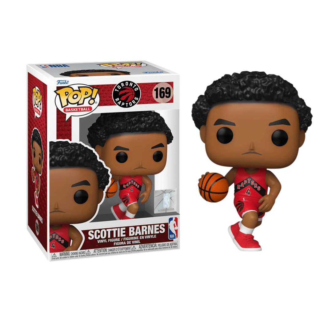 Funko Funko POP! : TORONTO RAPTORS - SCOTTIE BARNES, 72251, Nº 169, FIGURA COLECCIONABLE DE VINILO, ENVÍO URGENTE 24-48 HORAS EN PENÍNSULA, TIENDA CON LICENCIA OFICIAL, JUGUETES, MUÑECOS, CABEZONES, BALONCESTO, DEPORTE, BASKET, JUGADOR - Rojo - Ver 1