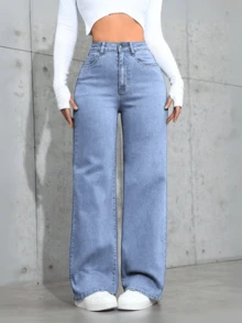 Women's Jeans Elegant Comfortable Luxury Casual Fashion - Quần jean giặt nhẹ - Xem 1