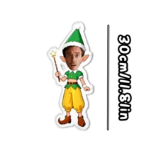 Customizable Plush Photo Ugly Pillow, Personalized Face Filling Printed Double-Sided Cushion - Dad, Mom, Pet, Graduation, Birthday, Father's Day, Mother's Day, Halloween, Christmas, Valentine's Day, Anniversary, Memorial Day, Thanksgiving, Easter, April Fool's Day, Carnival, Back To School, National Day Gifts - Star - View 33