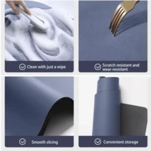 1/3 Stück rutschfeste, saugfähige Badezimmermatte, Vintage Blatt Muster Silikonmatte, Vintage Design Badezimmer, U-förmige Toilettenvorlage, saugfähige Fußmatte für Waschbecken, 2,5 mm Dicke Weihnachtsdekoration Küchenteppich