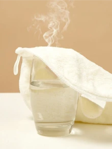 1pc Reusable Thermal Face Mask, Hot/Cold Therapy Skincare, Facial Moisturizing, Home Spa, Camping/Emergency Relief Face Towel, Beauty Steaming Hot Compress Washcloth, Ear Care, Christmas Holiday Gift