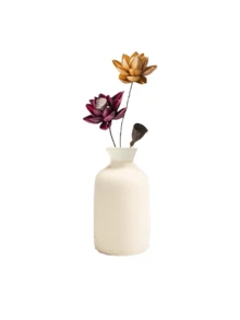 1件/套 米色花瓶套装 - 3个小花瓶，现代波西米亚风格乡村家居装饰，芦苇和干花花瓶，创意支架，适用于桌子、书架、玄关 - 复古莫兰迪花瓶套装，工艺品展示，电视柜软装，米色花瓶，鲜花礼品，生日毕业典礼房间装饰，玻璃花瓶 - 彩色 - 查看 10