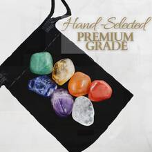 Crystals & Healing Stones Premium Kit - 7 Chakra Stones Set, Ebook, Gift (Tiny 7 Chakra Stones) - 如圖 - 查看 3