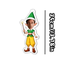 Customizable Plush Photo Ugly Pillow, Personalized Face Filling Printed Double-Sided Cushion - Dad, Mom, Pet, Graduation, Birthday, Father's Day, Mother's Day, Halloween, Christmas, Valentine's Day, Anniversary, Memorial Day, Thanksgiving, Easter, April Fool's Day, Carnival, Back To School, National Day Gifts - Star - View 31