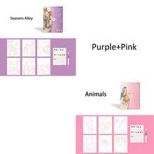 6 Stück/Set kreative Aquarell-Malereien - Malbücher für Erwachsene mit landschaftlichen und floralen Designs, beinhaltet Aquarellpapier und -farben für künstlerisches Zeichnen und Malen, kreative Freizeitaktivität, Muttertag, Geschenk für Mutter, Schulanfang, Schulmaterial - Verschiedenfarbig - Übersicht 18