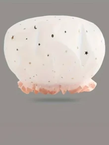 1pc High Quality Reusable Shower Cap, Fits All Hair Lengths, Suitable For Salons And Spas - Multicolor - View 3