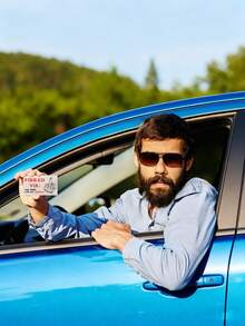 Prank Cards, Illegal Parking Prank Cards, Bad Parking Prank Cards, Look Like $50 Bills From A Distance, Leave Them Under The Driver'S Car Wipers, Use Them For Pranks On Illegal Parking Drivers, Halloween Prank Cards, Garage Illegal Parking Prank Cards. - 白色 - 查看 8