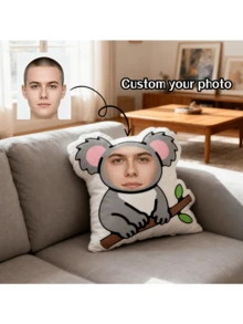 Personalized Pet Pillow With Funny Face - Custom Photo Double-Sided 3D Print, Soft Plush Cover, Machine Washable - Perfect For Dogs & Cats, Ideal Gift For Birthdays, Thanksgiving, Christmas Breathable For Mom Unique, Ideal Gifts For Her, Him, Her, Boyfriend, Girlfriend, Dad, Mom, Family, Friends, For Anniversaries, For Mother's Day, For Birthdays, For Valentine's Day, For Graduation, For Father's Day, For Weddings, For Housewarming, Sofa, Bed, Car, Tea Room, Bedroom, Bathroom, Living Room, Dining Room,Season Picks, Autumn Home Refresh, Scandinavian Cozy Home