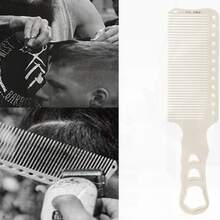 Professional Salon Hair Comb For High Temperature Hairdressing Styling & Cutting, Barber Stylist Tool (White)