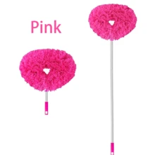 Long-Handled Reusable Microfiber Ceiling Fan Blade Cleaning Brush With Extension Pole For Cleaning Walls, Bookshelves, Furniture, And The Tops Of Doors And Windows. Suitable For Dust Removal - Multicolor - View 9