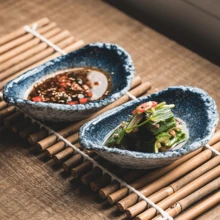 1pc Ins Style Creative Seashell Ceramic Dipping Sauce Dish, High-Quality Seashell Shaped Condiment Dish, Minimalist Ceramic Sauce Plate For Home, Sushi & Seafood Seasoning