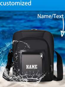 One Piece, Customized Multi-Functional Shoulder Bag, Simple Business Handbag, Large-Capacity Square-Shaped Bag Strap, Vacation School, Summer Continues, Black Nylon Business Casual Personalized Gift, Dad And Husband Backpack, Leather Bag, Homeless Person Bag, Gift Bag, Camping Hanging Bag