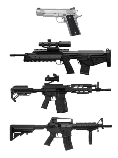 1 件 Ant Guru 突击步枪墙贴，风格，装饰性防水 PVC 贴纸，自粘墙纸，军事爱好者家居装饰，厨房，冰箱，不褪色，适用于游戏、男士书房、车库、健身房、个性化酒吧等。