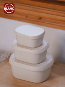 硅胶食品储存容器可折叠可重复使用小容器带盖适用于圣诞派对零食露营午餐便当盒，返校 - 彩色 - 查看 5