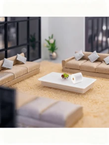 Doll House Toilet Paper Micro Tissue Paper, Realistic Toilet Paper Roll Model, OB11 Photography Prop, Bathroom Scene Mold Accessory, Miniature Model - Multicolor - View 5