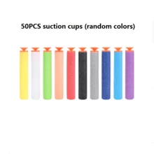 7.2厘米软泡沫飞镖玩具飞镖，兼容N-Strike系列玩具枪，适用于各种玩具枪、足球门、BB枪、大型枪、足球、枪支、玩具 - 彩色 - 查看 15