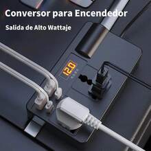 Car Power Inverter - 黑色 - 查看 3