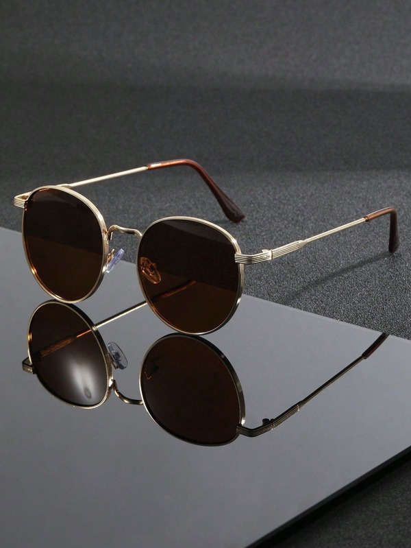 Óculos de grau unissex Y2K quadrados grandes, com dobradiças de metal, adequados para feriados, viagens, praia, direção, férias, streetwear