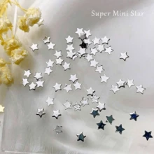 30颗迷你星星美甲饰品，金色和银色，小星星美甲装饰，小五角星迷你指尖饰品，美甲装饰DIY美甲饰品美甲宝石美甲用品美甲 - 彩色 - 查看 12