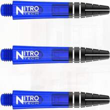 Red Dragon Nitrotech Dart Shafts - 3 Per Pack (9 Shafts Total) & Scorecard - Blue - View 3