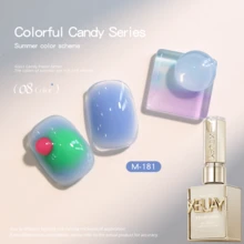 XEIJAYI Frame Bottle Glass Sugar Paper -- Popular Nail Art Colorful Candy 1pc Gel Polish Fashion LED Glossy Nail Art Salon Women'S Nail Art Tools Fashion Solid Color Gel Salon Solid Color Art - 彩色 - 查看 19