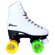 Patines Rollle 4 Ruedas Blanco Multicolores - Blanco - Ver 3
