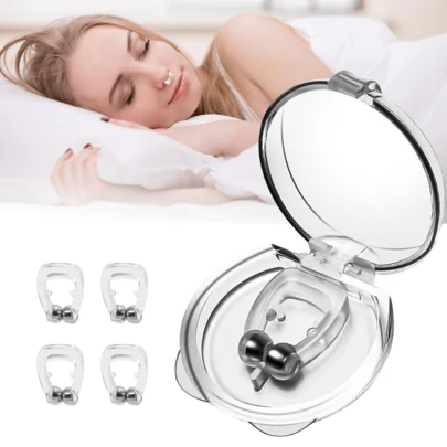 10pcs Anti-Snoring Nose Clip, Snoring Stopper, Reduce Snoring During Sleep, Non-Electric Sleep Breathing Assistance Device. Suitable For Parents And Grandparents. Great Gift For Friends.