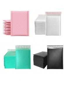 10 pièces Enveloppes à bulles multicolores, enveloppes à bulles matelassées, enveloppes imperméables, bulles pour l'expédition de publicités, sacs d'emballage multifonctions, sacs postaux matelassés imperméables et autoscellants, fournitures de transport opaque pour bijoux et cosmétiques, transport, envoi postal, maison, emballage de cadeaux de Noël et Halloween, sacs de graduation pour Noël et la Fête des mères