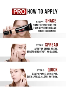 LOREAL Infallible All Day Matte Pro Liquid Foundation #300 10/35ml, Specially Designed Dual Sebum Control & 19% Mattifying Components, Oil-Free Full Coverage Foundation, Waterproof & Long Lasting, Lightweight Texture, 24-Hour Matte Effect For Oily Skin, Ideal For Daily Makeup & Various Events, Create Perfectly Flawless & Radiant Skin - Oil-absorbing Stick PRO Permanent Color Lasting Liquid Foundation #300 - View 11