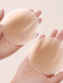Reggiseno da donna in silicone solido anti-condensa, anti-abrasione, invisibile, senza cuciture, in varie taglie - Albicocca - Visualizzare 2