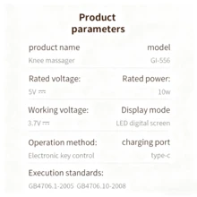 Masajeador de rodilla inalámbrico inteligente multifuncional, masajeador de rodilla vibratorio para relajación, dispositivo de masaje con vibración y compresión de calor recargable, masajeador de articulación de rodilla para el hogar, dispositivo de rodilla adecuado como regalo para los abuelos - Multicolor - Ver 10