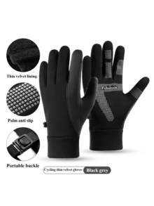 Unisex Winter Outdoor Radfahren Sport Handschuhe, thermisch gefüttert und verstärkt für Skifahren & Wandern