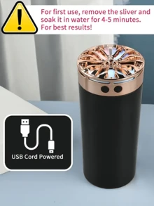 1 件便携式车载加湿器和香薰机，300 毫升卧室加湿器，带彩色 LED 夜灯，适合家庭/汽车使用 - 彩色 - 查看 17