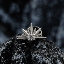 1 pieza Pendiente de cartílago con rosca de titanio G23, con brillante CZ, pendiente de oreja, pendiente de hélix, pendiente de trago, conjunto de joyas de perforación exquisitas, nuevo artículo de joyería de perforación para San Valentín