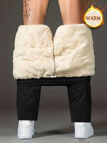 男士时尚百搭加厚冬季长裤，条纹设计，休闲百搭。送给丈夫、男友或伴侣的绝佳礼物。