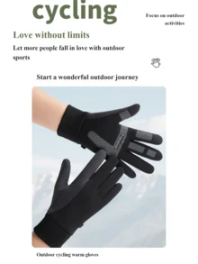 Unisex Winter Outdoor Radfahren Sport Handschuhe, thermisch gefüttert und verstärkt für Skifahren & Wandern