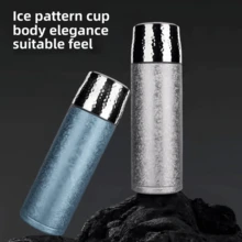 1pc New Portable Titanium Double-Wall Insulated Water Bottle, Unisex, Suitable For Outdoor Activities, Home, Office And Travel, Perfect As A Gift - Multicolor - View 2