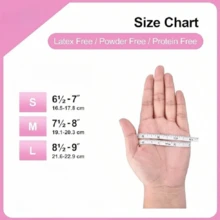 Mănuși de nitril roz de unică folosință, 100 buc/pachet, disponibile în mărimile S/M/L. Mănuși de curățenie durabile pentru uz casnic, potrivite pentru bucătărie, baie, curățenie, magazine de tatuaje, saloane, vopsire păr, îngrijire animale de companie, produse de înfrumusețare și unelte de uz casnic. Design flexibil, purtare confortabilă (fără cutie de ambalare). - Baby Pink - Vizualizare 4