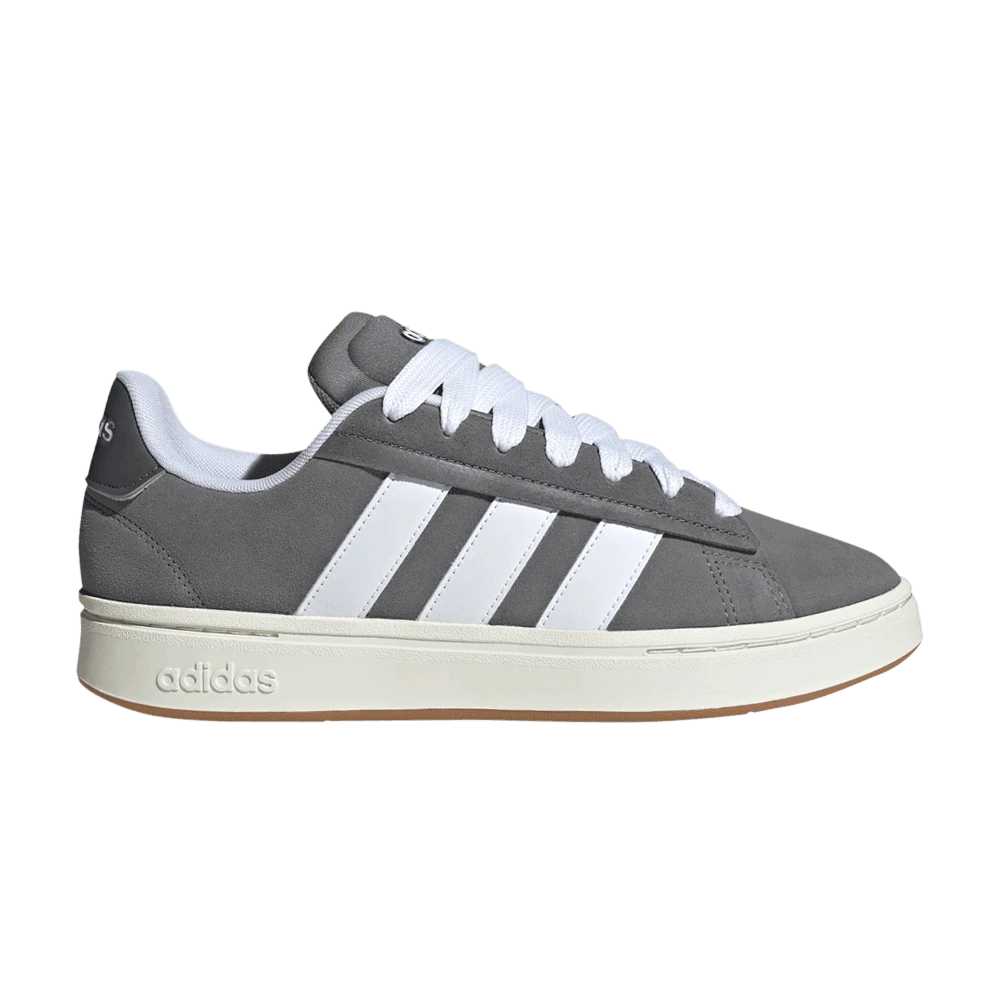 Adidas Grand Court Alpha 'Grey White Gum' (Unisex) Grey Four/Cloud White/ JR0542 Summer New - Grå - Visa 1