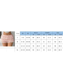 Women Y2k Lace Layered Mini Skirt Low Rise Ruffle Short Tiered Skirt Cute Aline Multi Layer Cake Skirts - màu đen - Xem 5