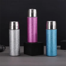 1pc New Portable Titanium Double-Wall Insulated Water Bottle, Unisex, Suitable For Outdoor Activities, Home, Office And Travel, Perfect As A Gift - Multicolor - View 12