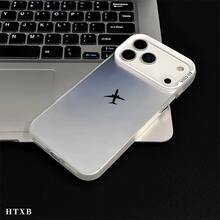 Small Plane 2 Design Phone Case, Suitable For IPhone17, 16, 15, 14, 13, 12, 11 Pro Max X XS Max 8, 7 Plus Series, Black, Silver, Pink And Purple, Anti-Collision Phone Case, Gifts For Friends And Family For Halloween, Christmas And Thanksgiving, Anti-Collision Case, Holiday Gifts, High Quality Materials, Smart Phone Case, Technology Enthusiasts, Gift Shoppers - trắng - Xem 5