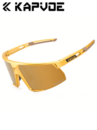  Kapvoe 편광 스포츠 안경 사이클링 안경, 낚시, 라이딩, 야외 활동, 사냥, 해변 스타일, 방풍, 하이킹, 러닝, 유니섹스, 멀티 컬러 프레임, 1 렌즈에 적합