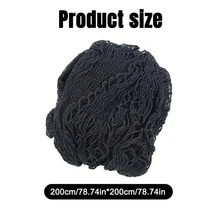 Siatka do ćwiczeń golfowych 1 szt., wytrzymała, 3 mm, z pogrubionymi krawędziami i linkami mocującymi, odpowiednia do ćwiczeń golfowych, tenisowych, dekoracji ogrodowych, wysokiej jakości, trwała siatka do ćwiczeń golfowych - Czarne - Zobacz 9