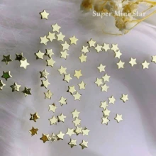 30颗迷你星星美甲饰品，金色和银色，小星星美甲装饰，小五角星迷你指尖饰品，美甲装饰DIY美甲饰品美甲宝石美甲用品美甲 - 彩色 - 查看 11