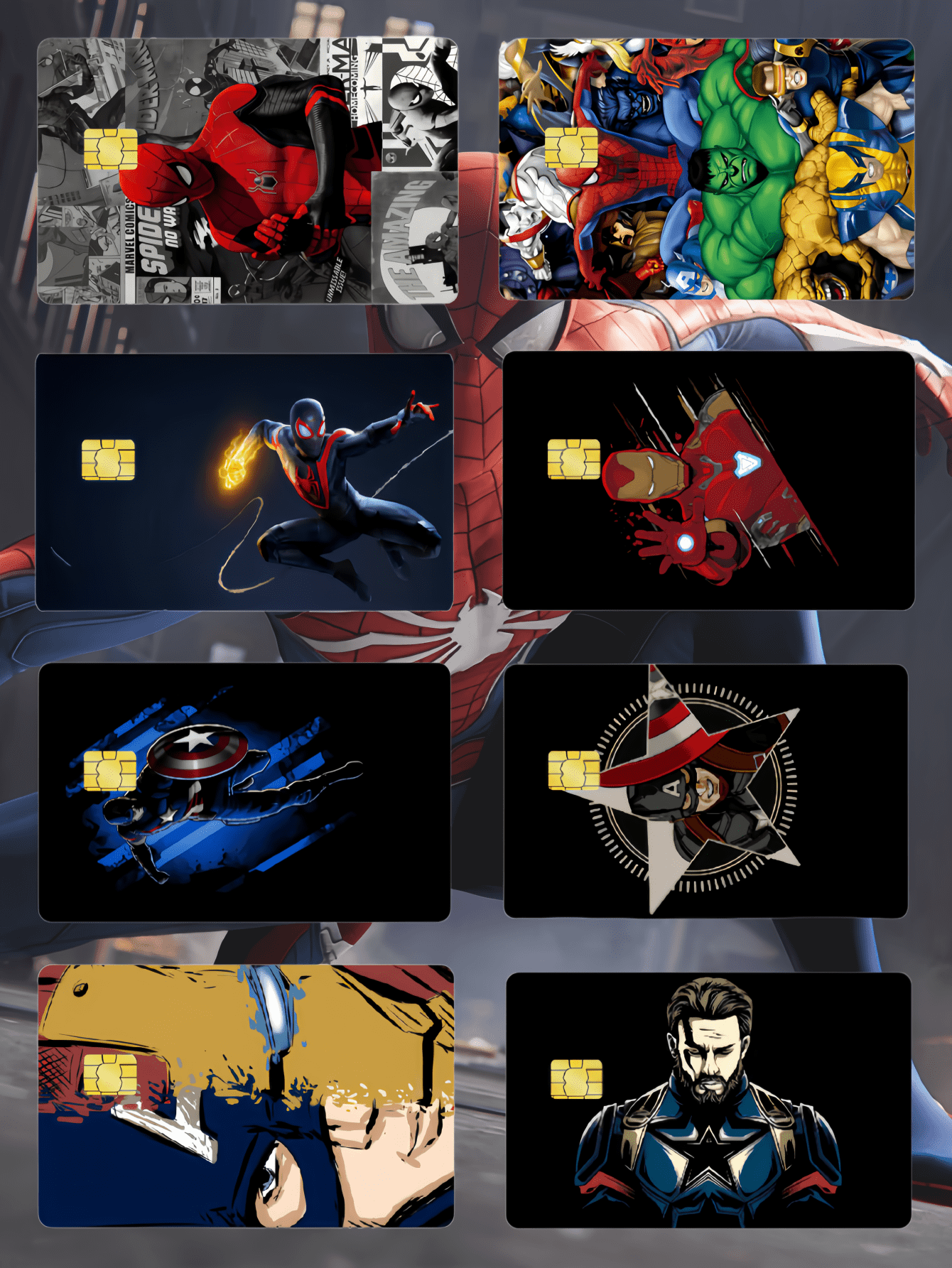 Marvel 1pc Spider-Man Themed Durable PVC Card Holder, High-Definition Cool Design, Scratch-Resistant And Fade-Resistant, Versatile For Daily Use/Holiday Gifts, Ideal For Couples, Best Friends Birthday, Fashionable Fits Various Bank Cards