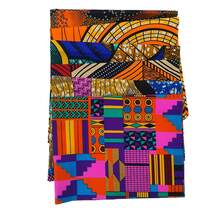 6pcs 44x55cm Random Color & Pattern African  Batik Fabric, Double-Sided Print Crafts Material For DIY Patchwork, Vibrant Home Decor