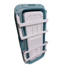 200L Portable Folding Ofuro Bathtub For Adults - Blue - View 4