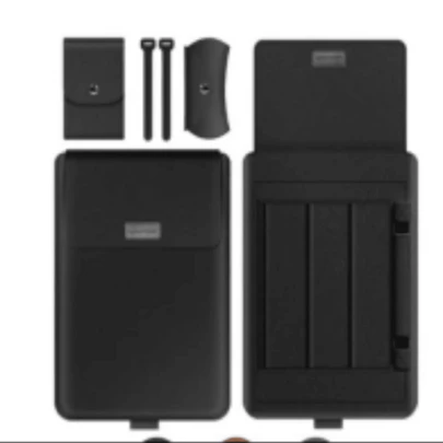 Case Capa Notebook Macbook Air Pro M1 M2 M3 M4 Em Couro 4 Em 1